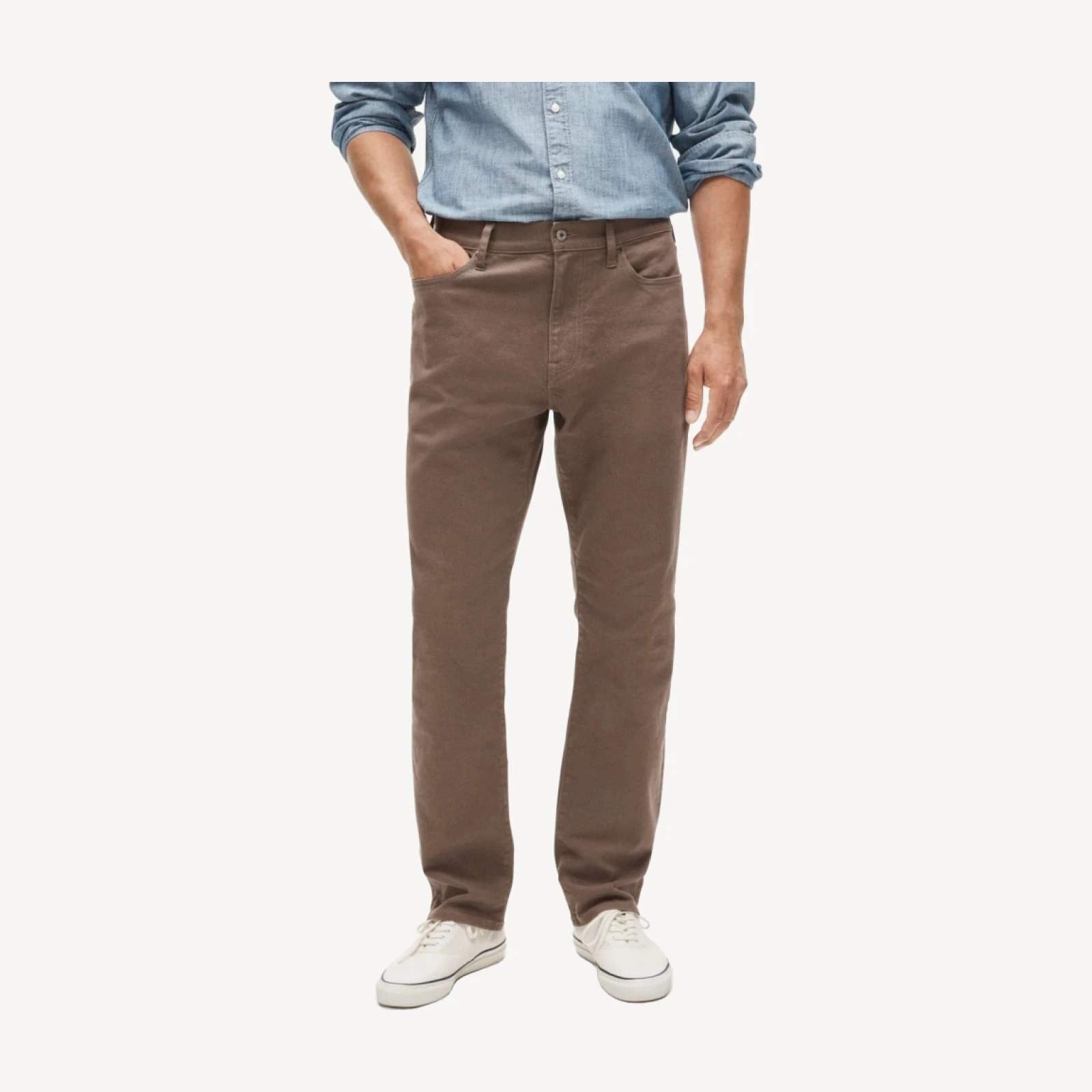 Athletic Straight-fit Bergen five-pocket pant