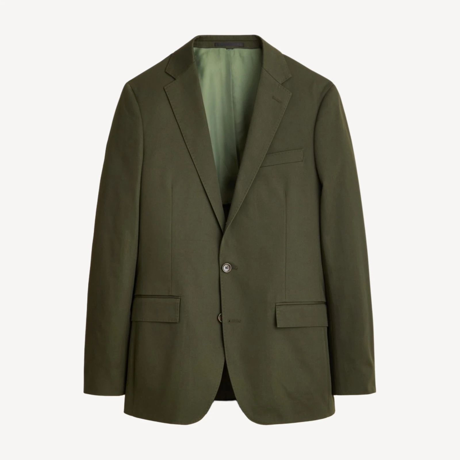 Ludlow Slim-fit suit jacket in Japanese cotton chino