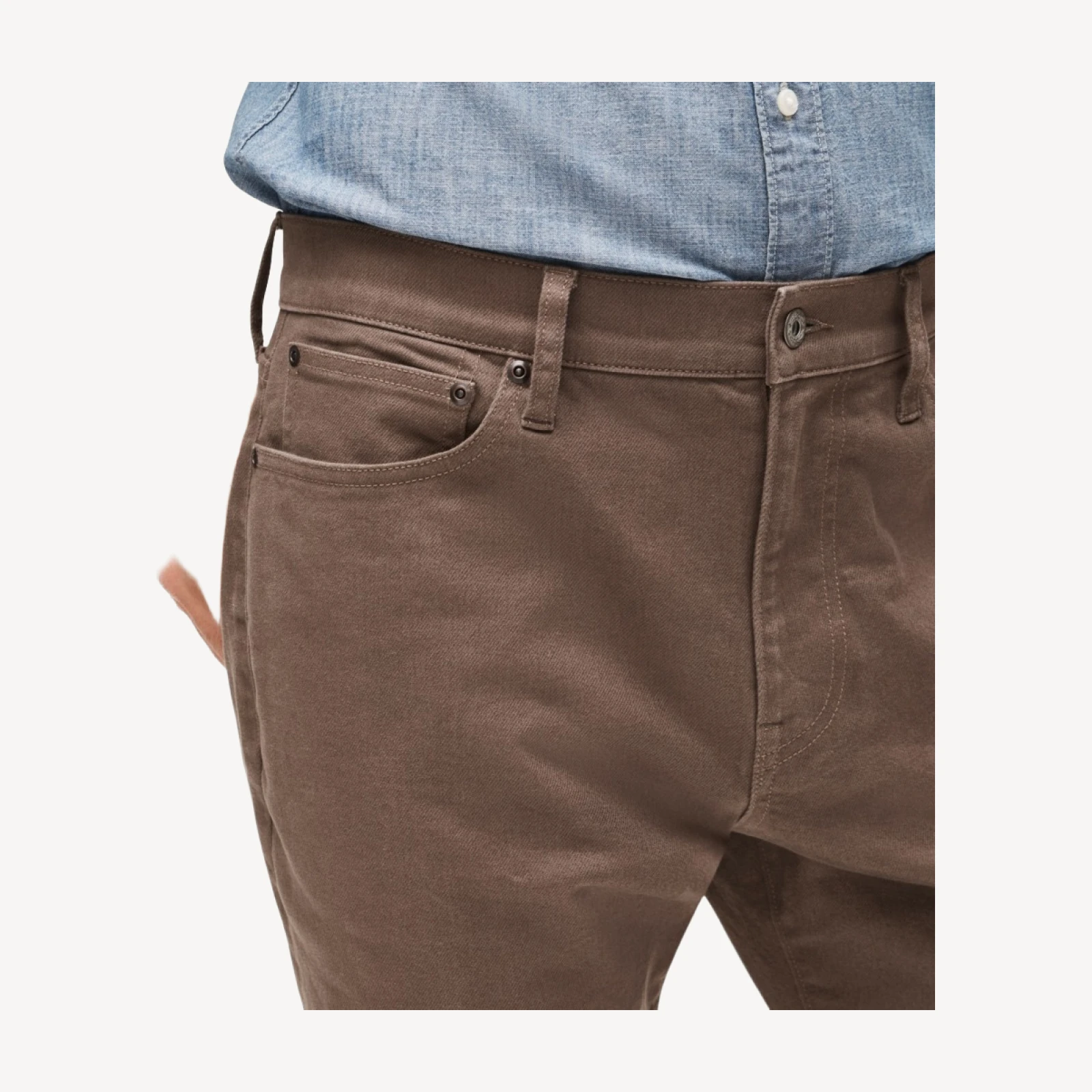 Athletic Straight-fit Bergen five-pocket pant