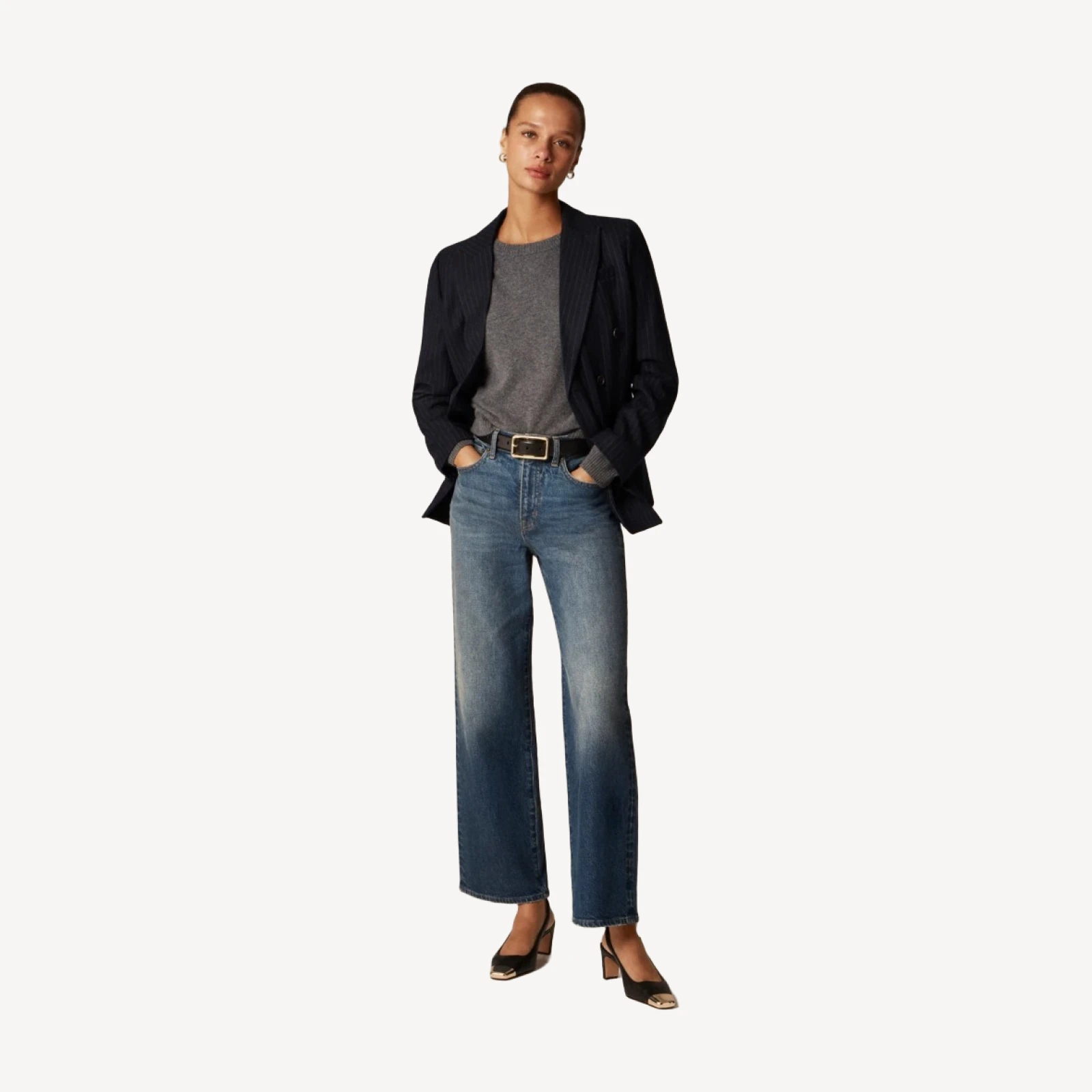 Slim-wide jean
