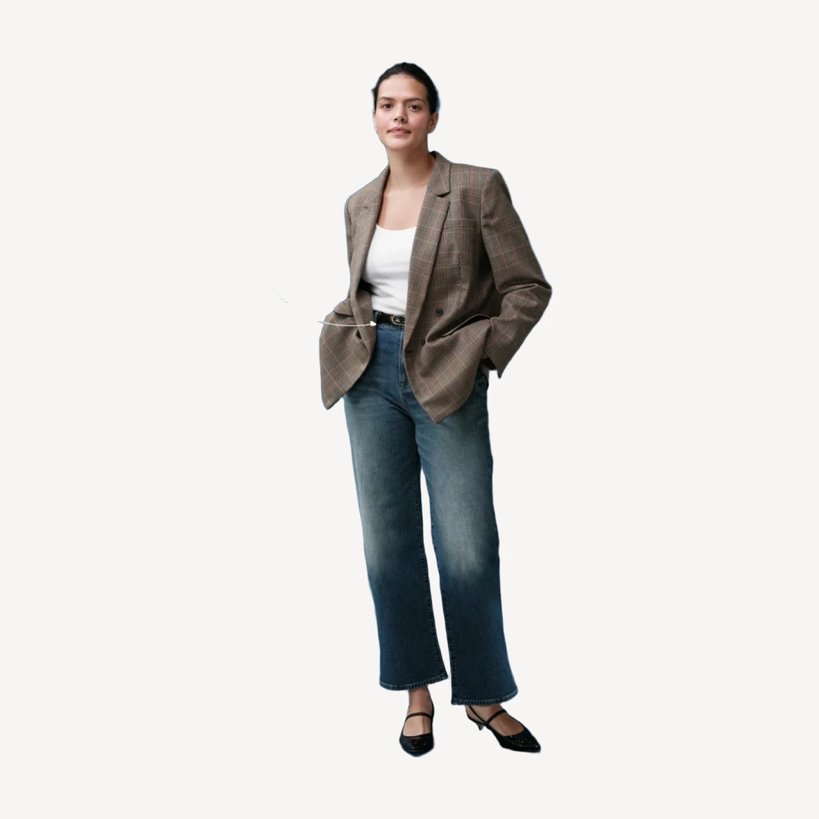Slim-wide jean