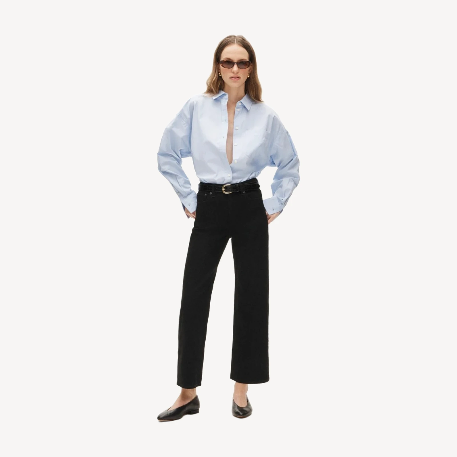 Slim-wide jean