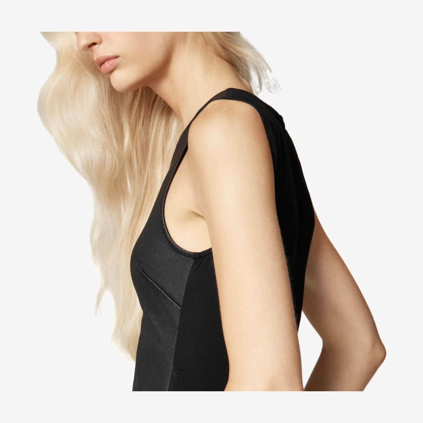 Alex Eagle X J.Crew leather-blend bodysuit