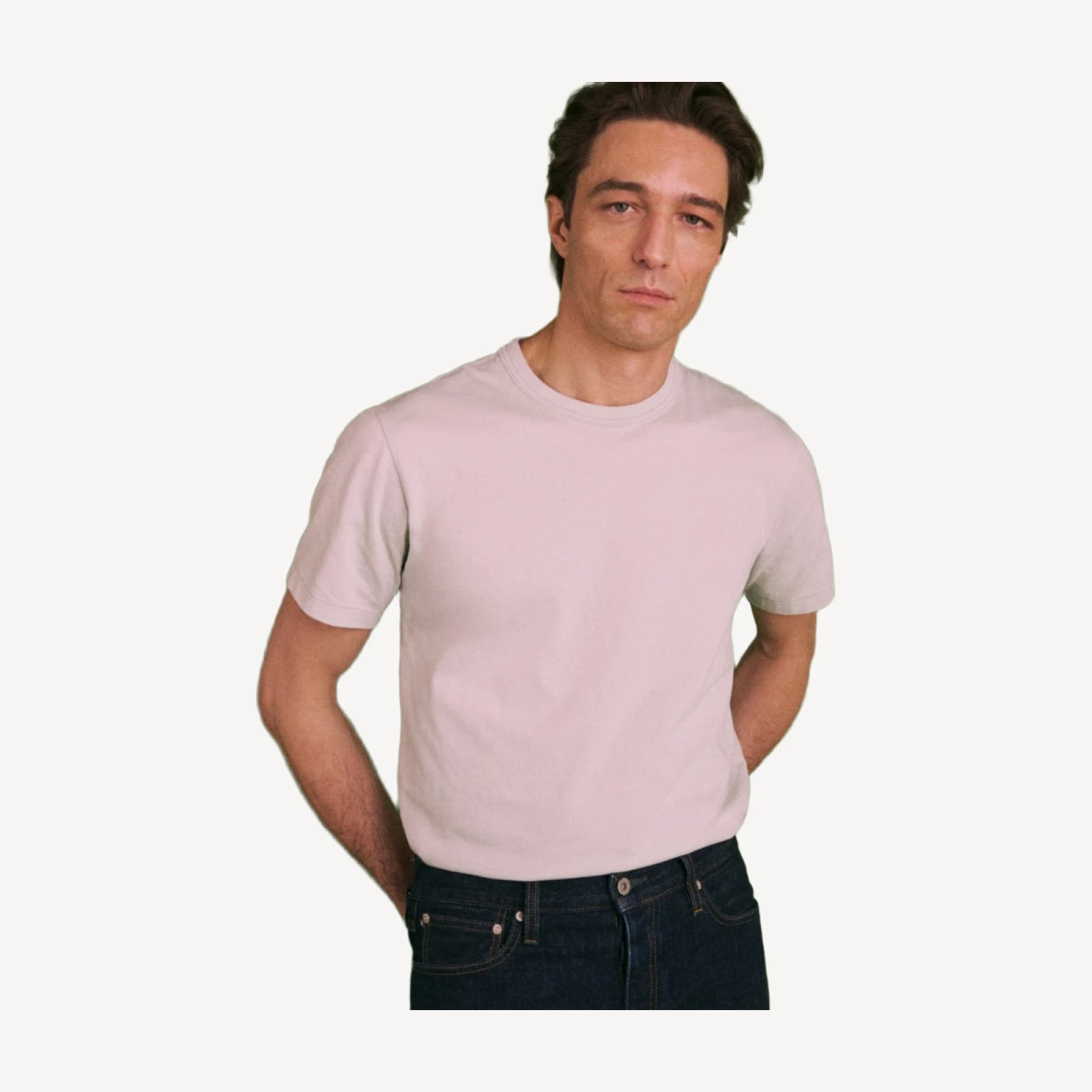 Wallace & Barnes heritage-weight cotton T-shirt