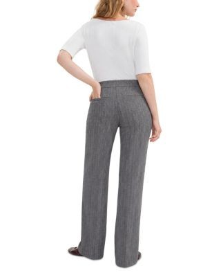 Liverpool Los Angeles Mid Rise Pull On Wide Leg Pants