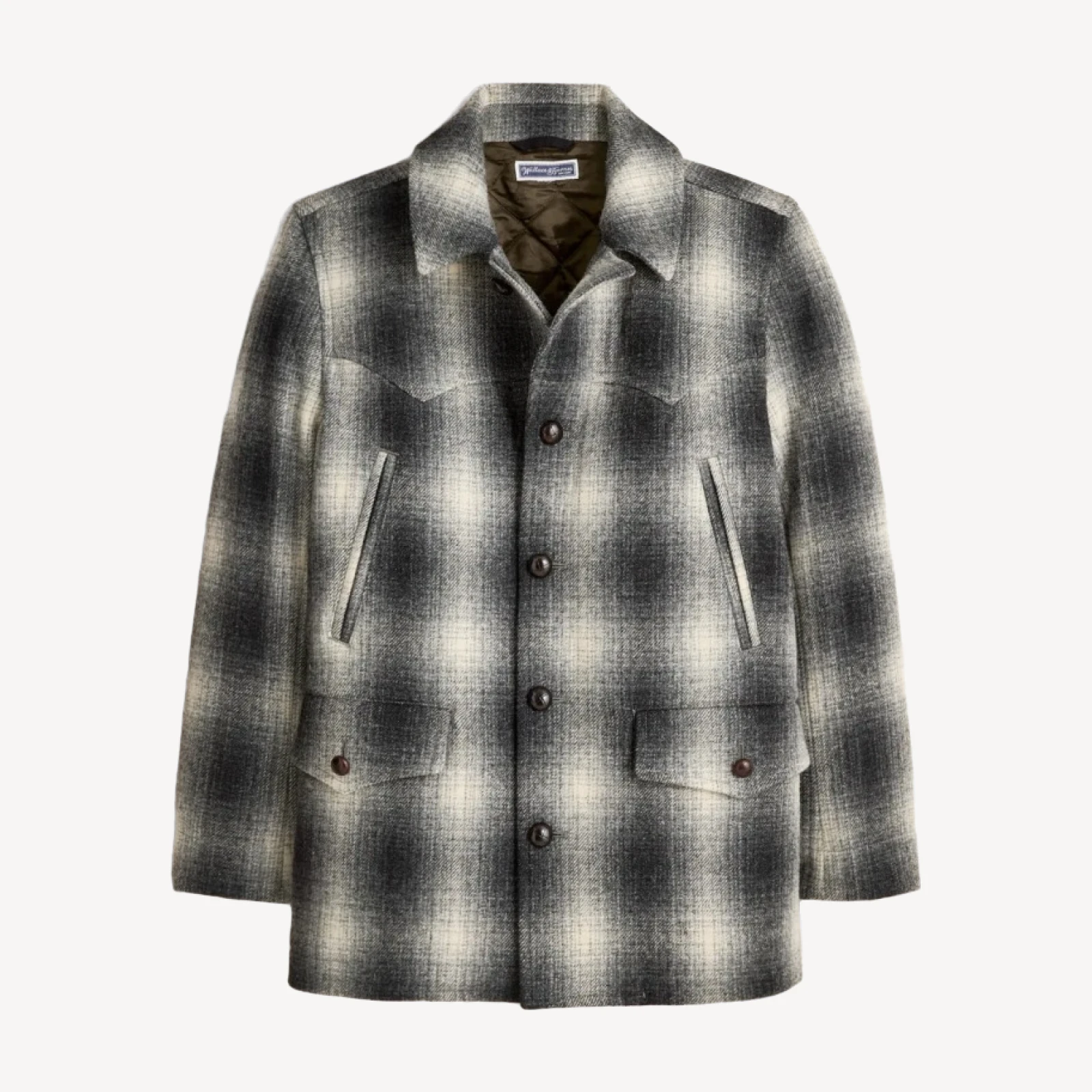 Wallace & Barnes wool-blend western peacoat