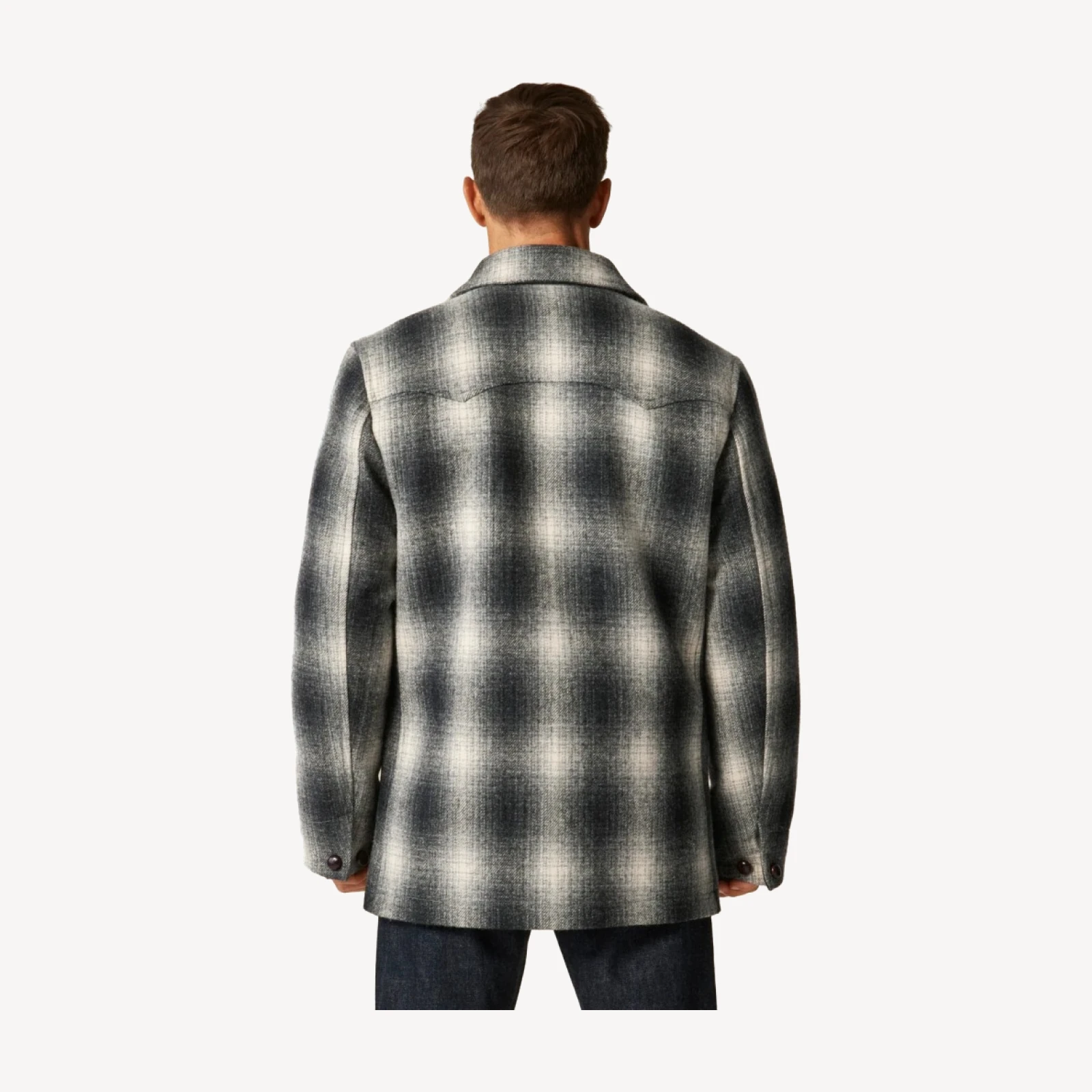 Wallace & Barnes wool-blend western peacoat