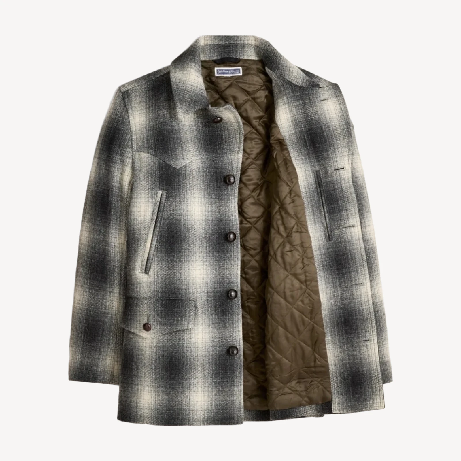 Wallace & Barnes wool-blend western peacoat