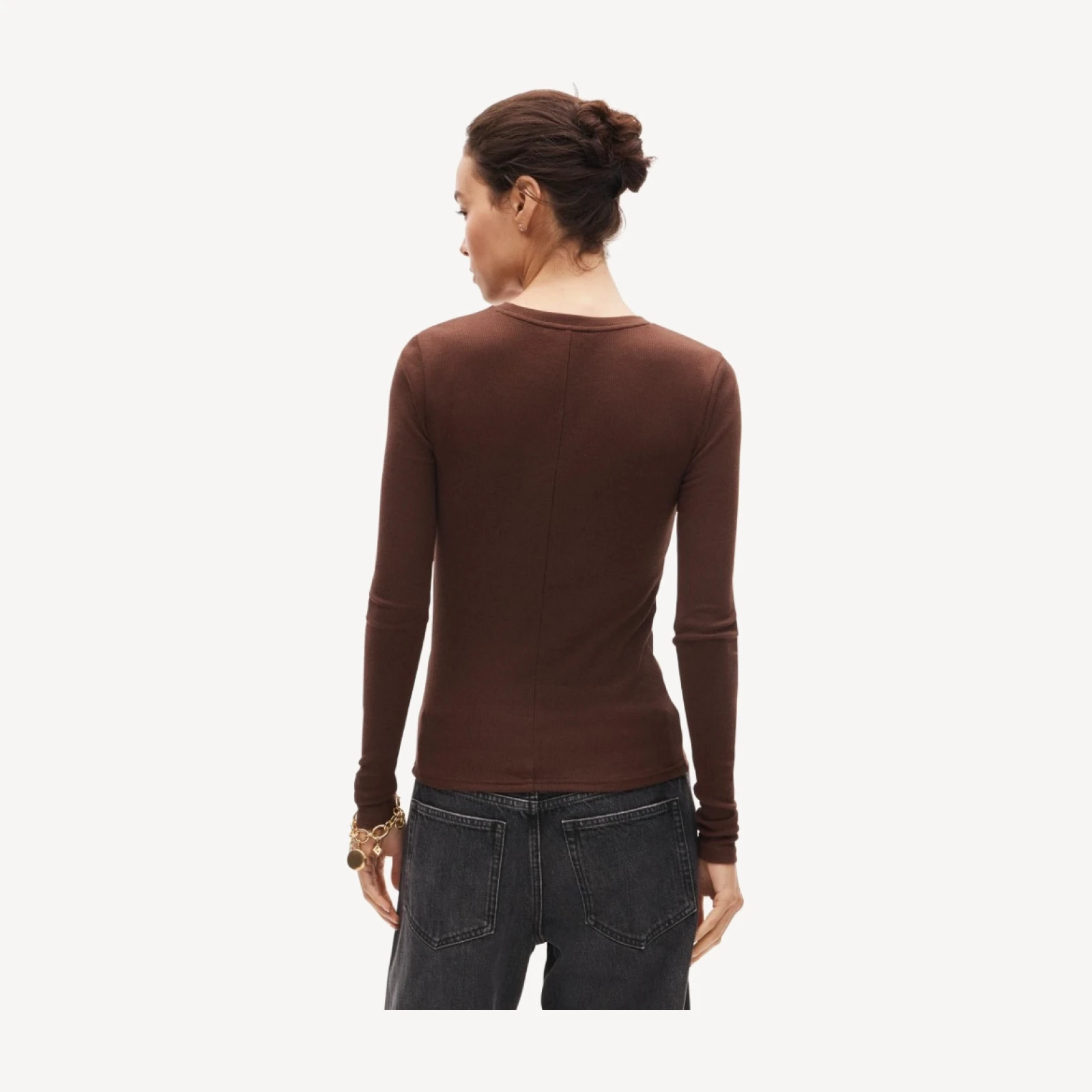 Perfect rib long-sleeve T-shirt