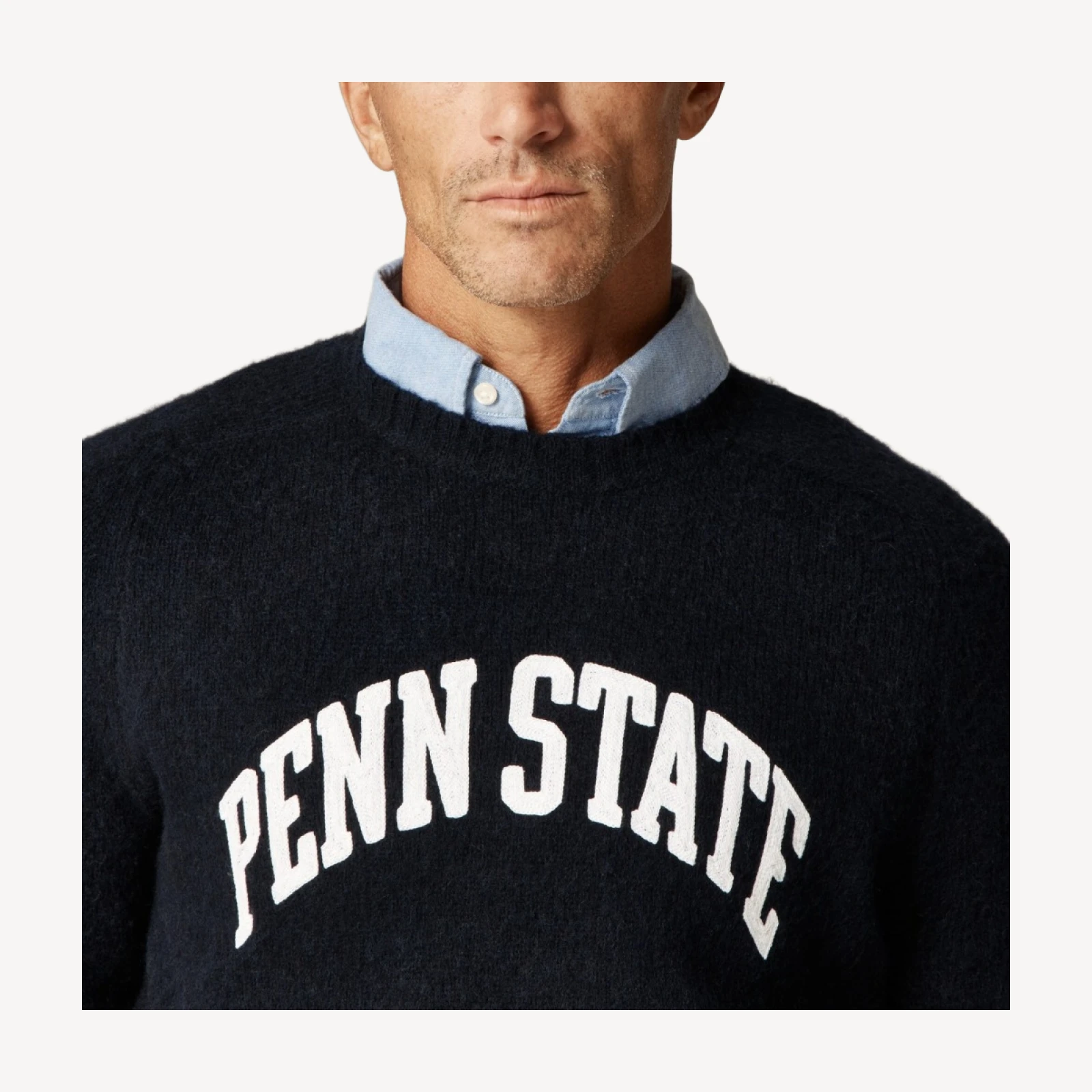 '47 x J.Crew brushed wool Penn State sweater