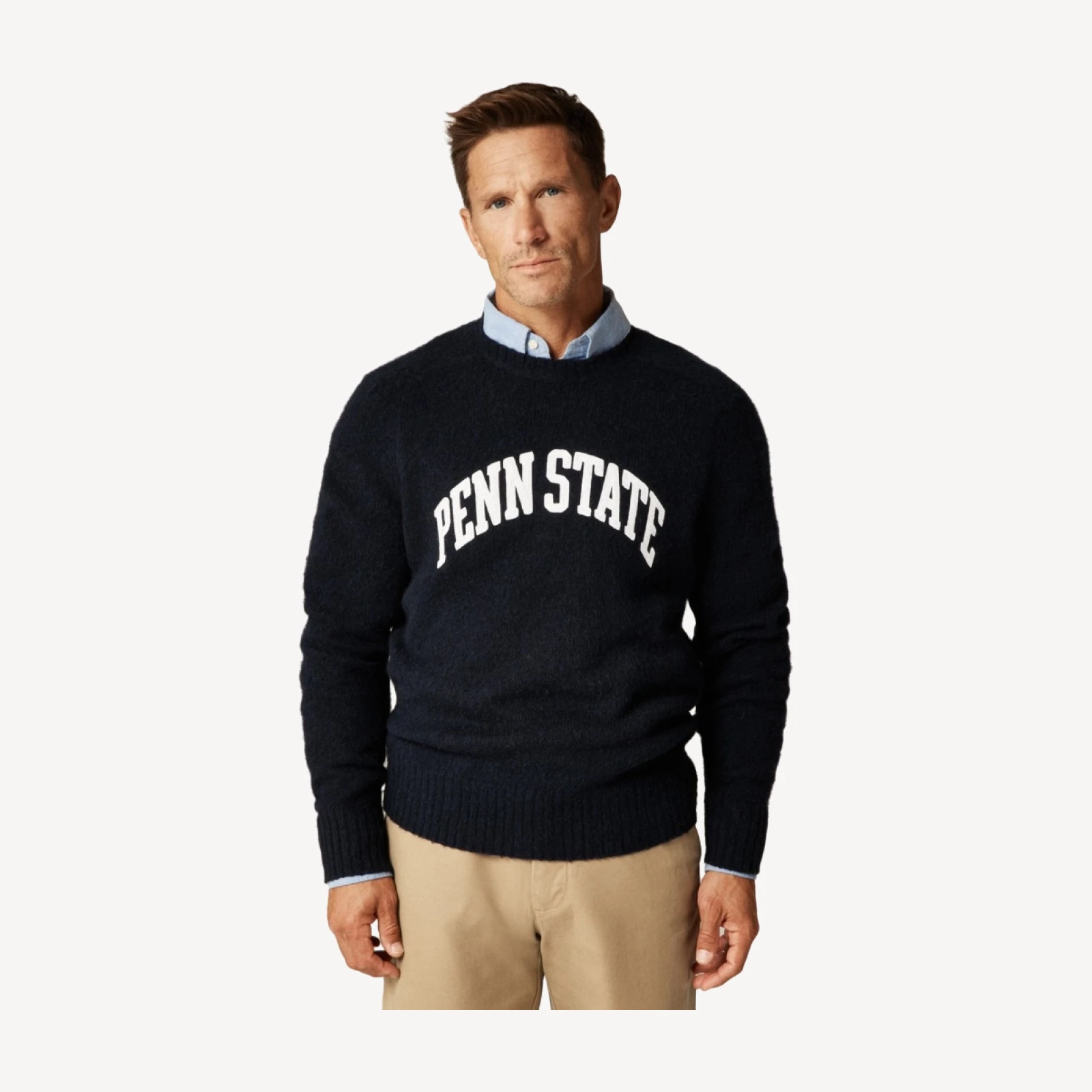 '47 x J.Crew brushed wool Penn State sweater