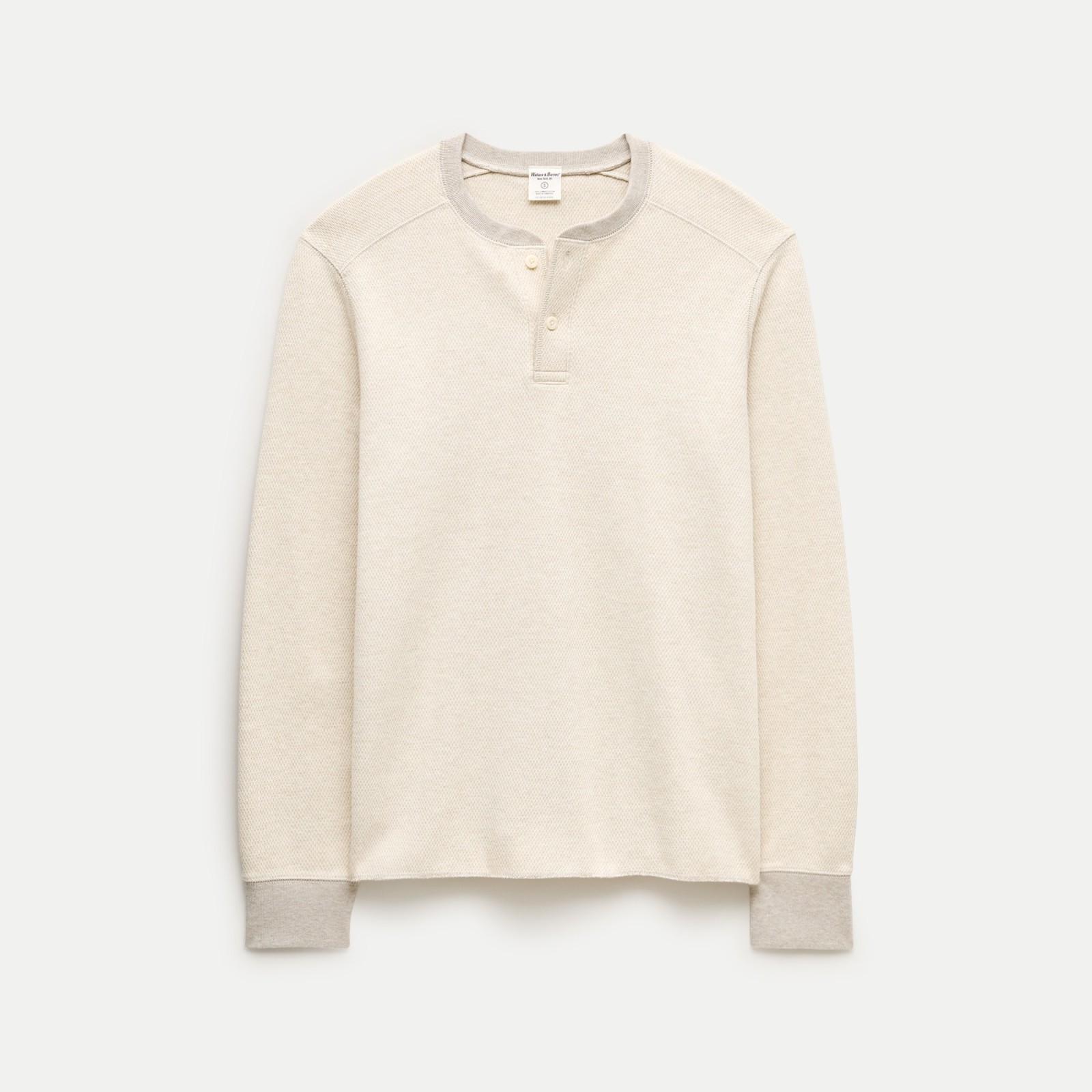 Wallace & Barnes thermal-knit henley