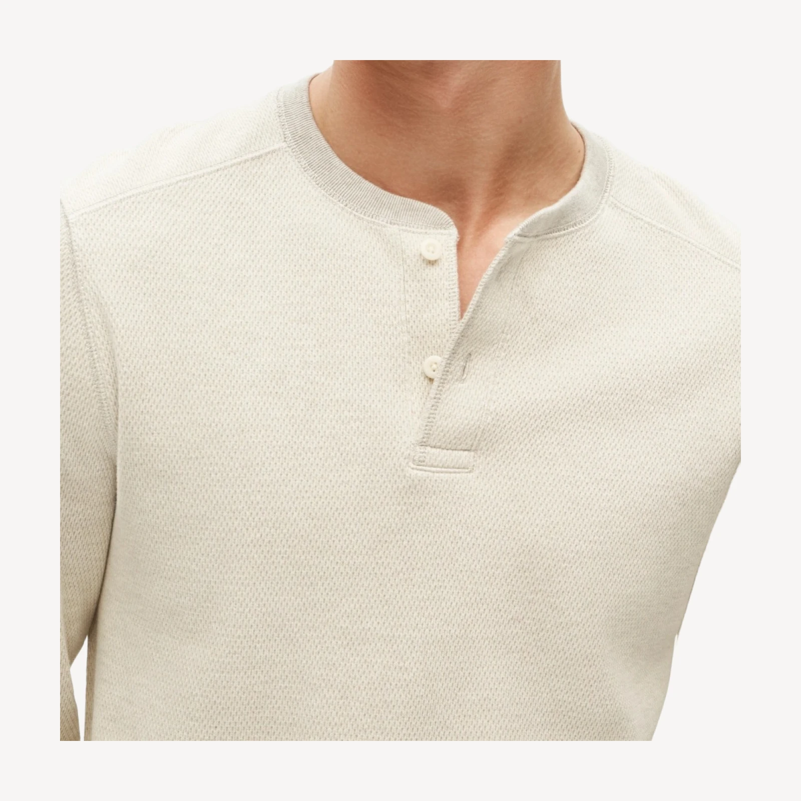Wallace & Barnes thermal-knit henley