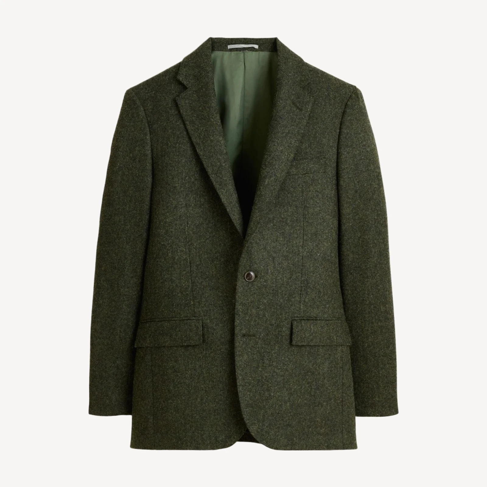 Ludlow Slim-fit suit jacket in English donegal wool tweed