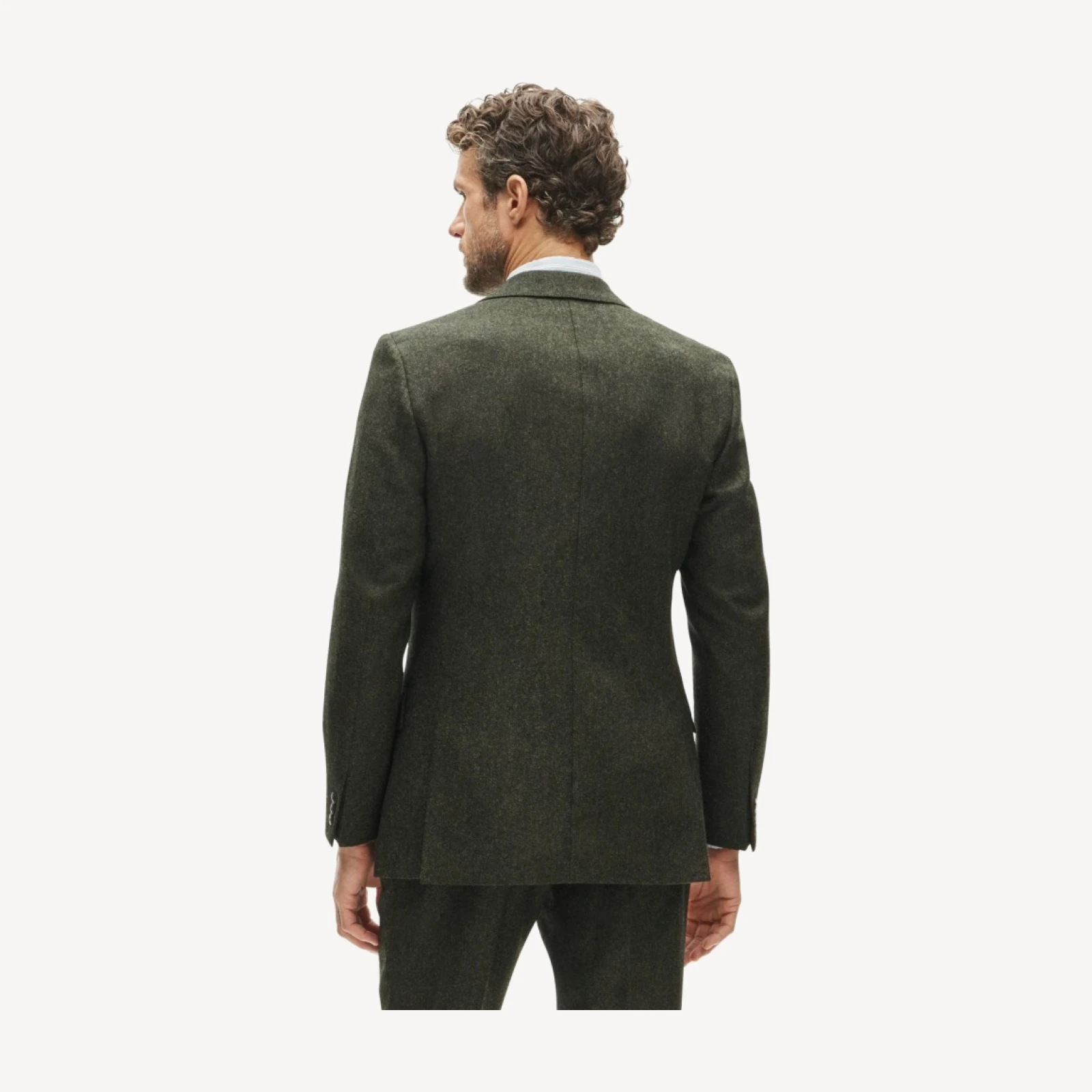 Ludlow Slim-fit suit jacket in English donegal wool tweed