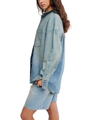 Free People Rally Cocoon Cotton Top