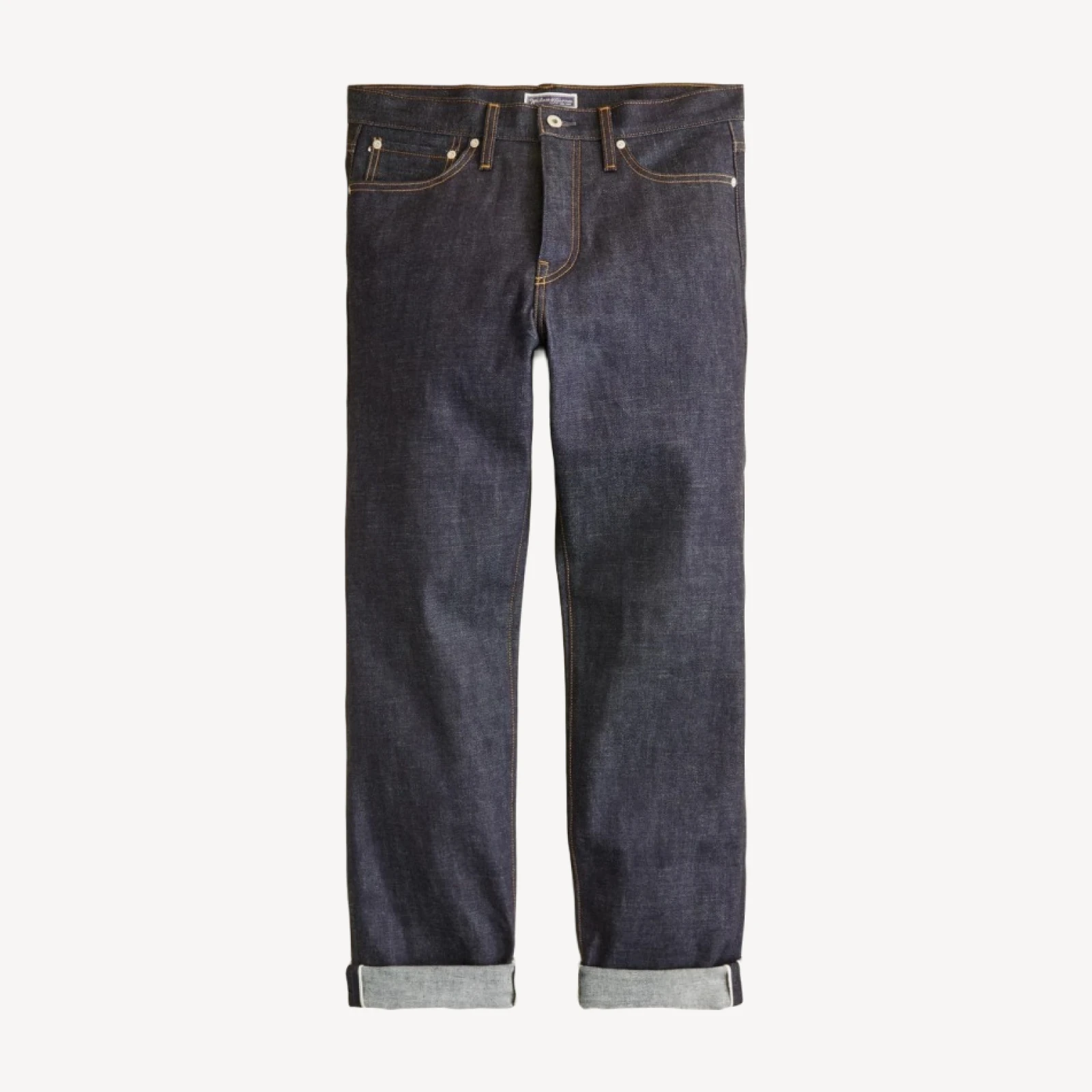 Wallace & Barnes straight-fit jean in Japanese raw selvedge denim