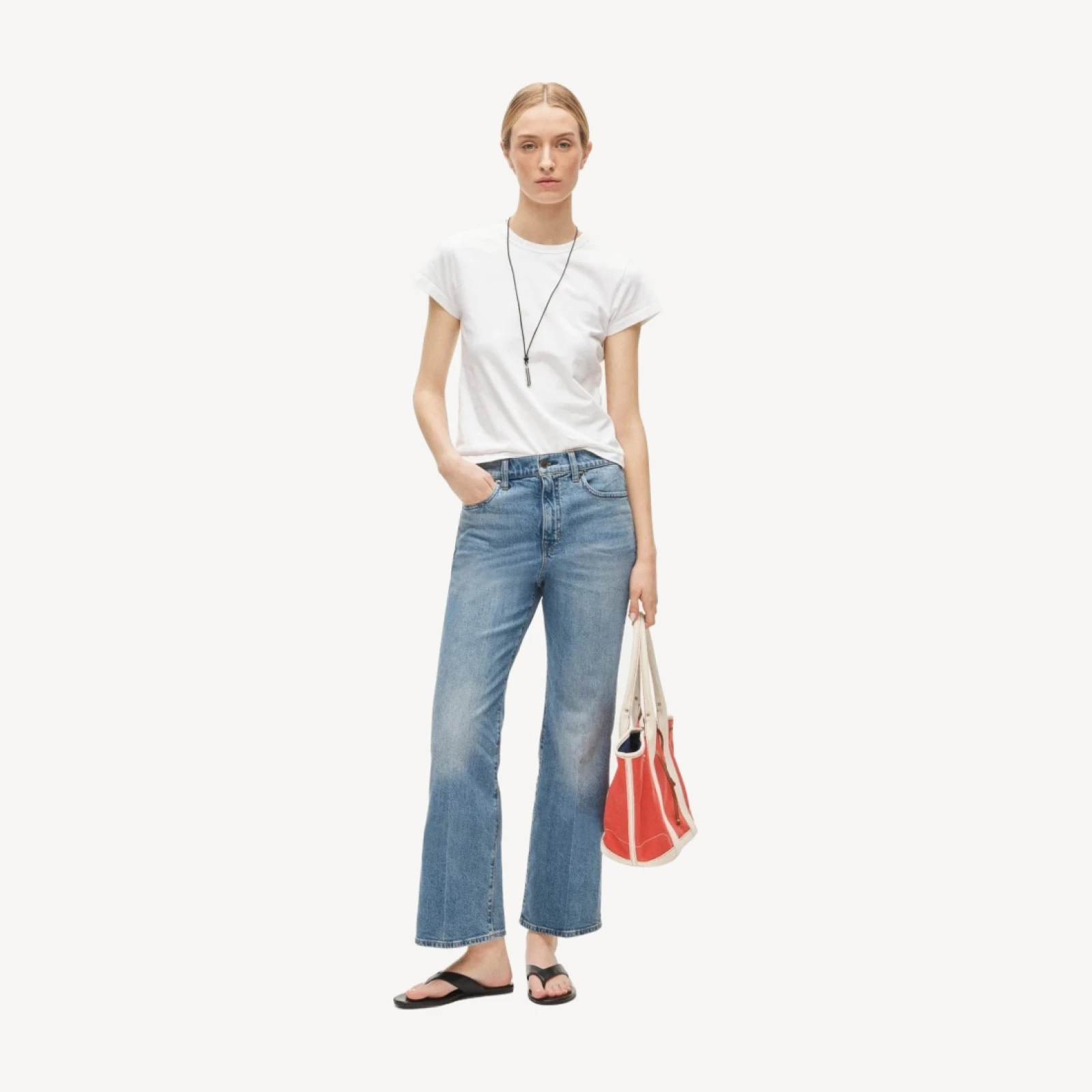 Charley kickout cropped jean