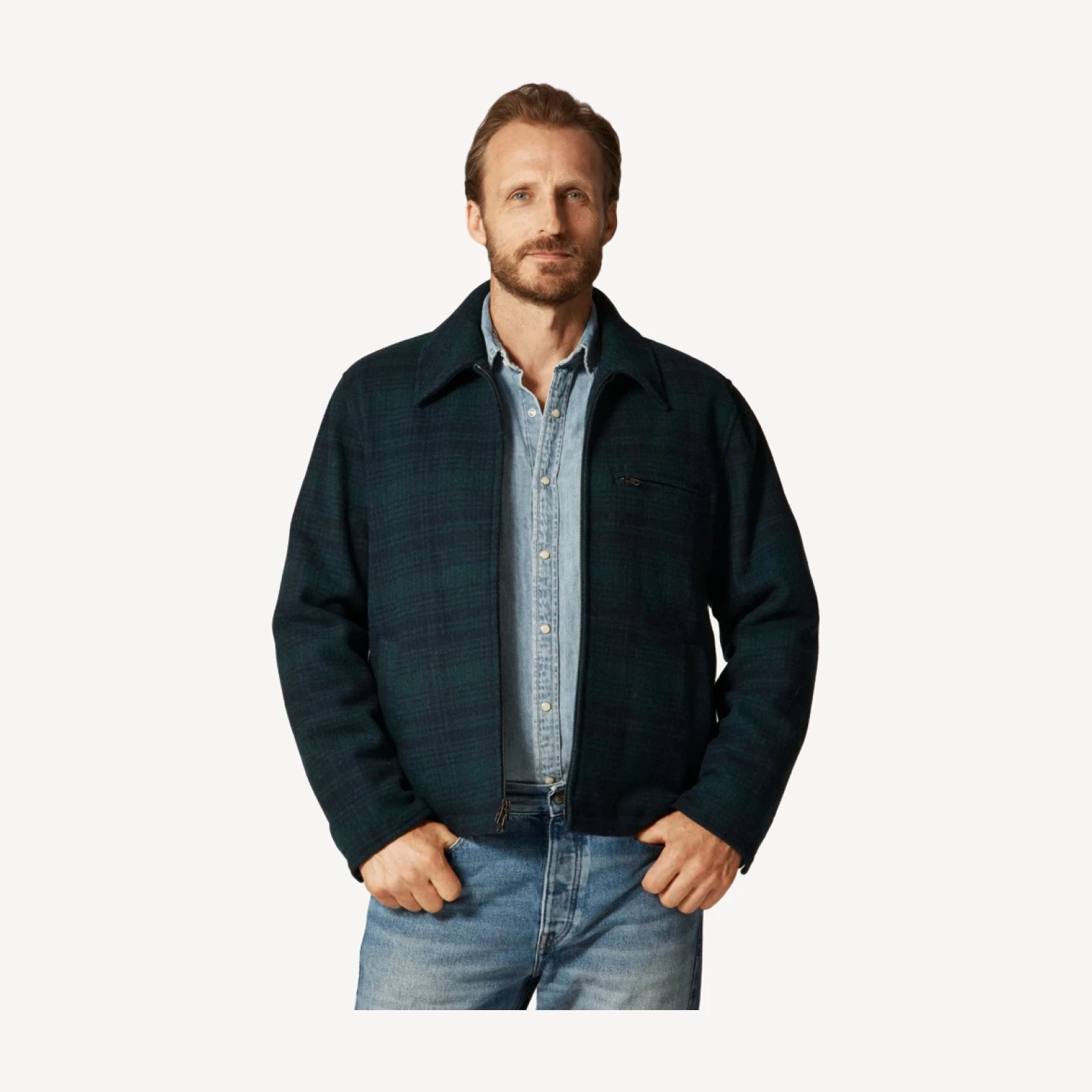 City jacket in wool blend