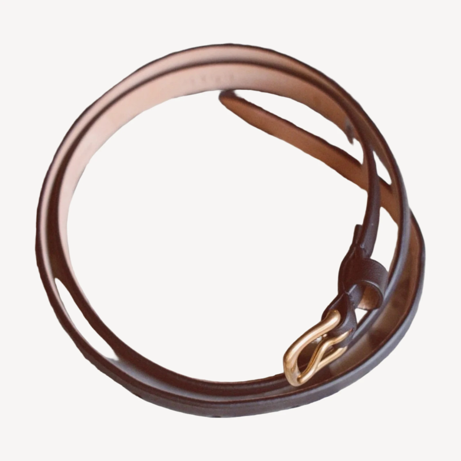 ZAZA BELT -- BLACK LEATHER