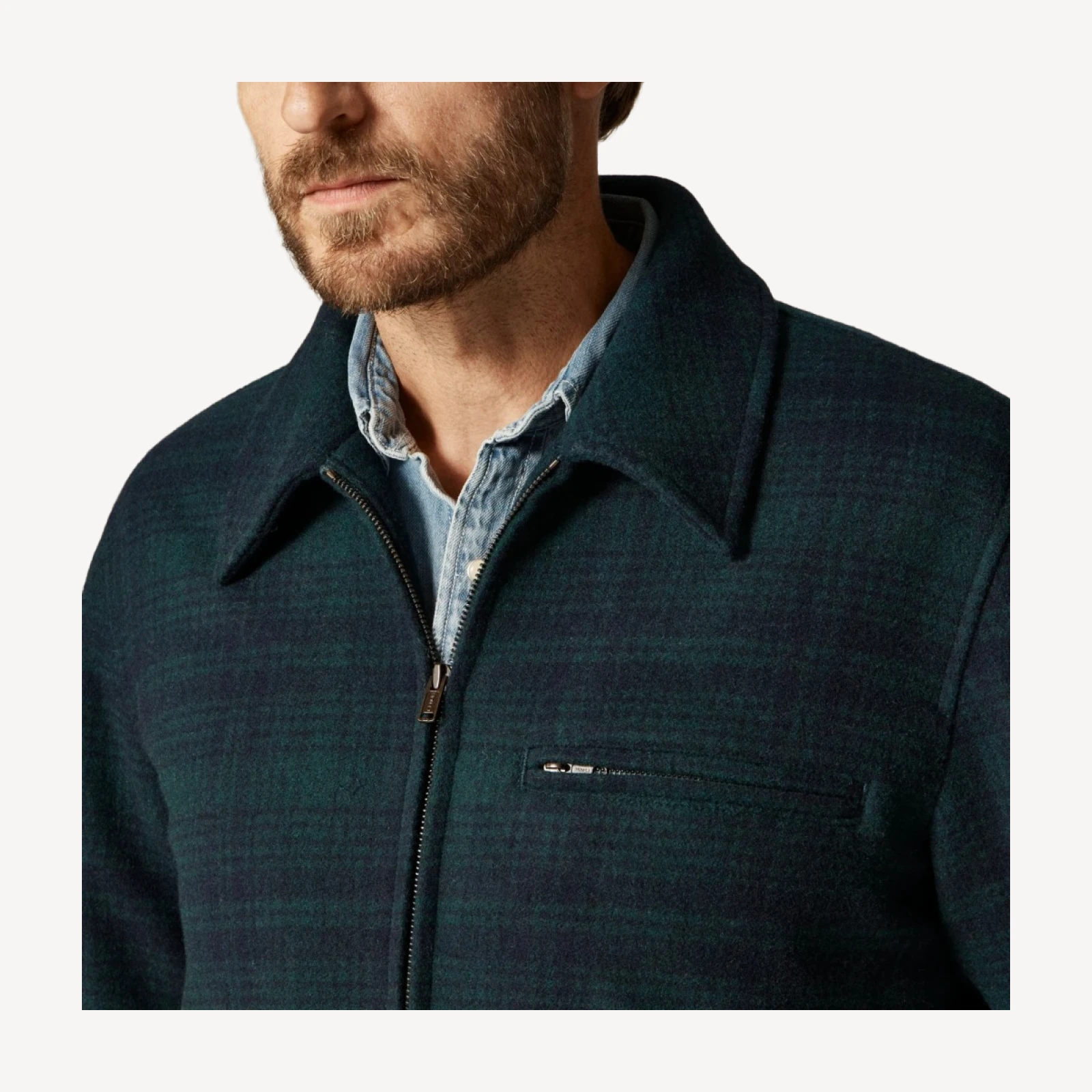 City jacket in wool blend