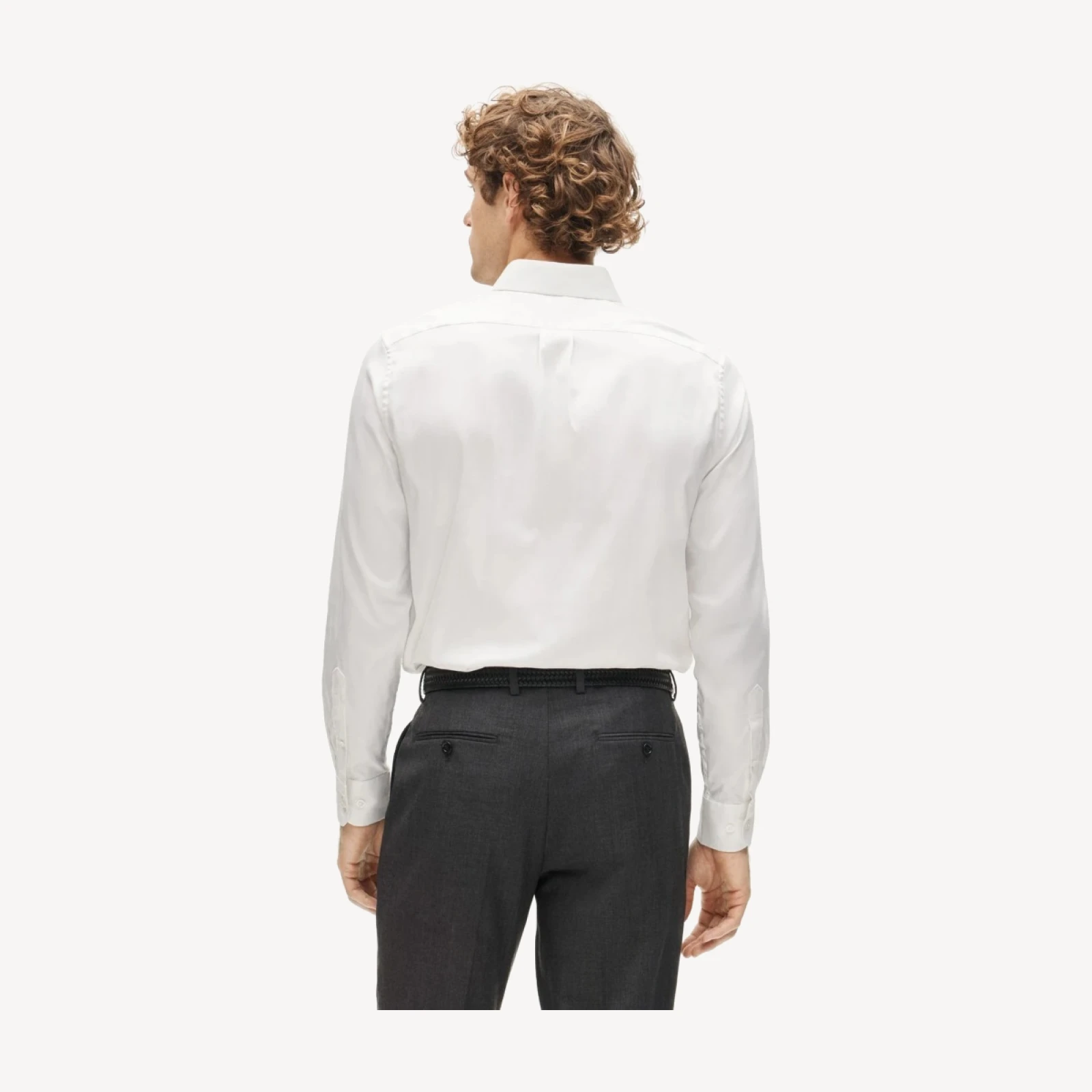 Bowery performance stretch oxford shirt with button-down collar