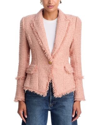 L'Agence Kaisley Frayed Blazer