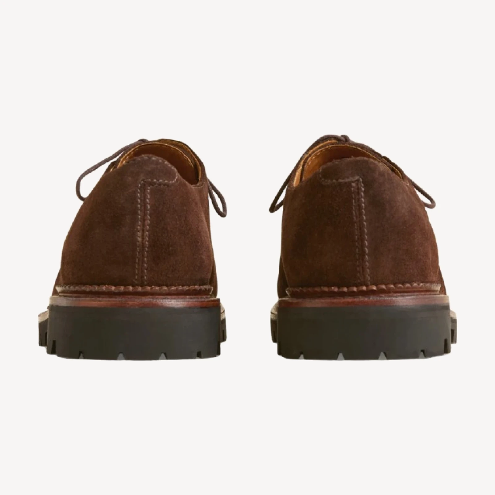 Ludlow lug-sole derbys in suede
