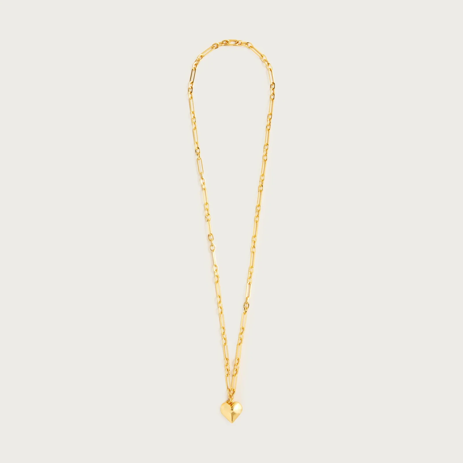 Heart pendant chain necklace