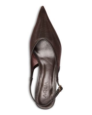 Aqua Women's Kitie Mesh Slingback Pumps - Exclusive