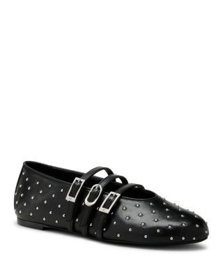 Stuart Weitzman Women's Sostud Mary Jane Ballet Flat