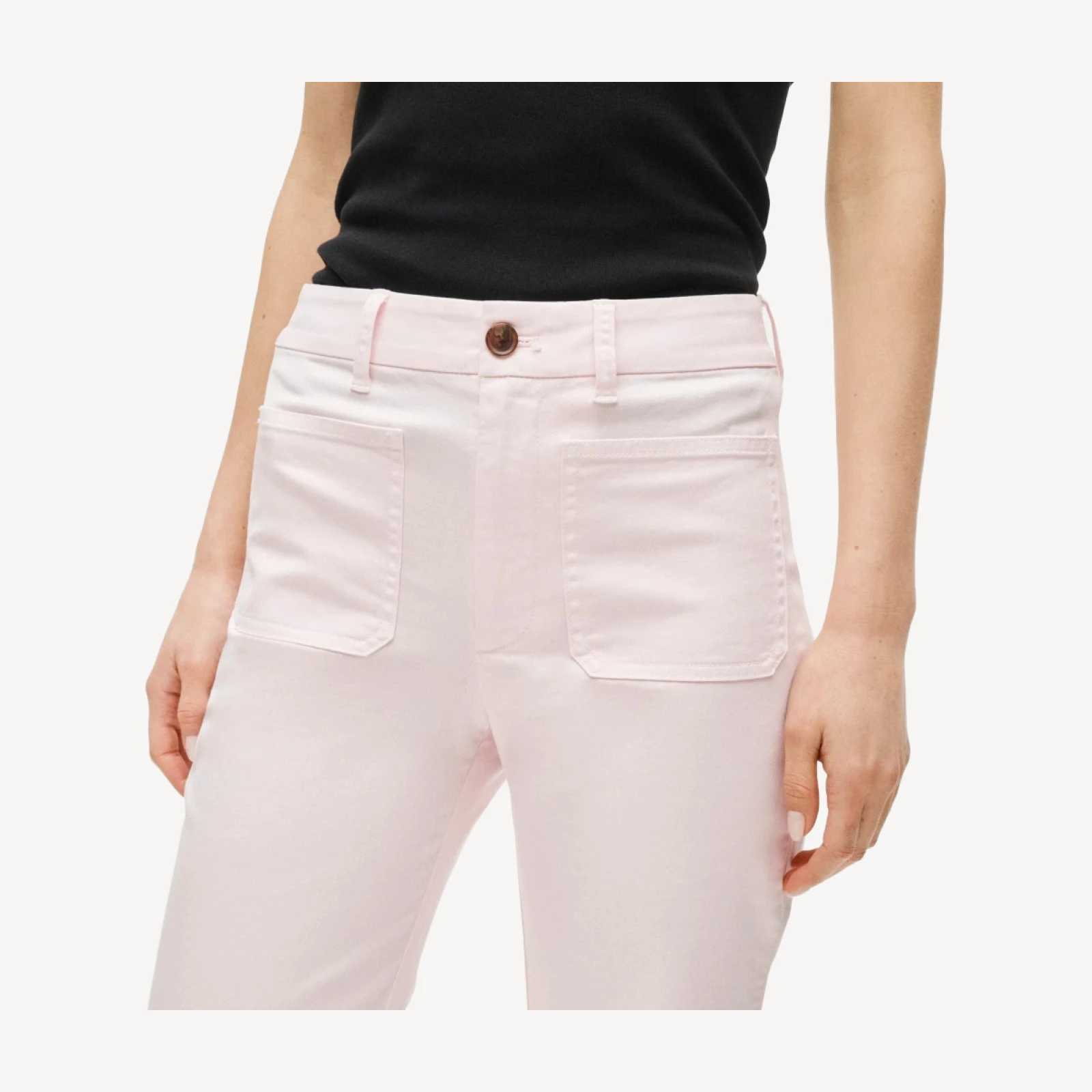 Charley kickout cropped pant in chino