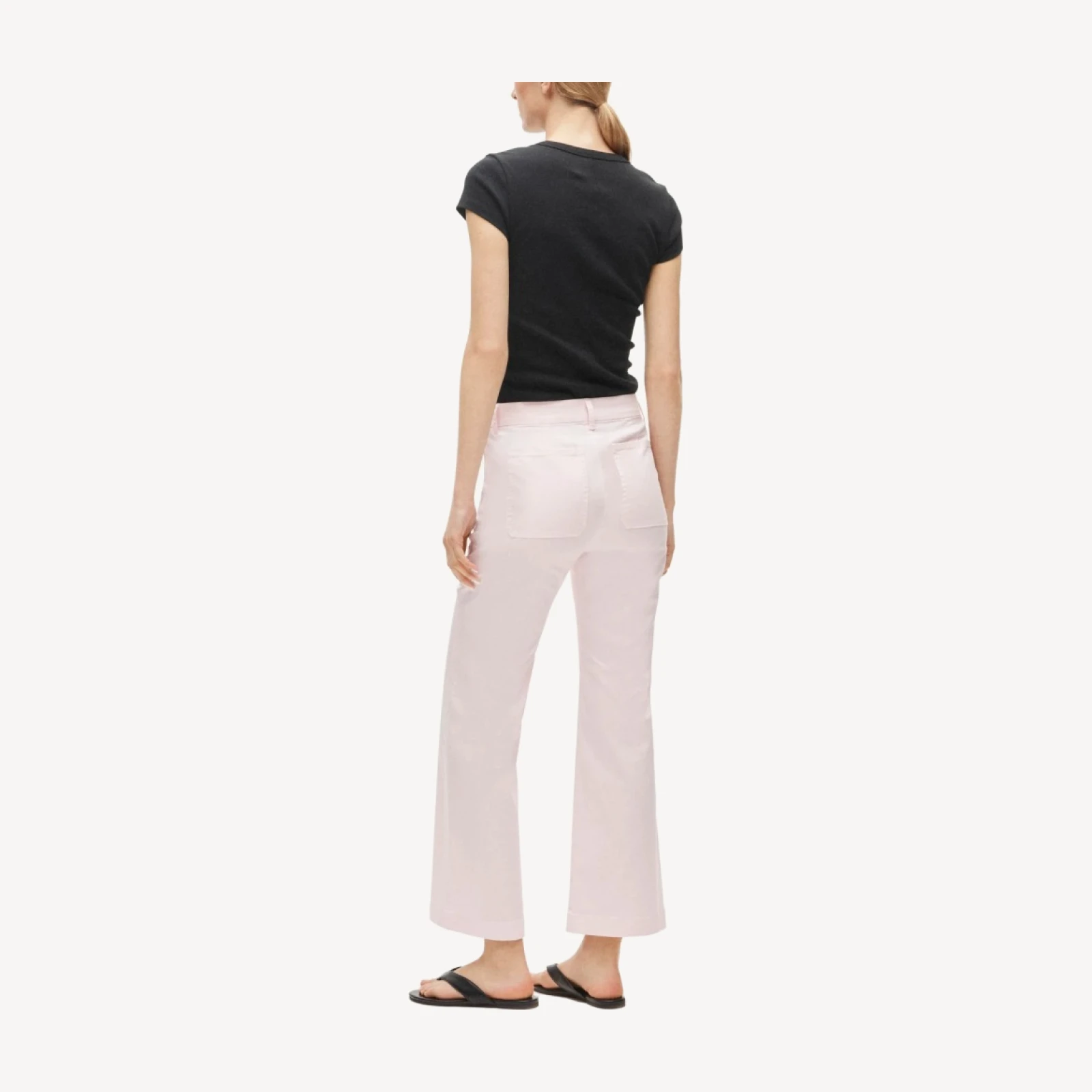 Charley kickout cropped pant in chino
