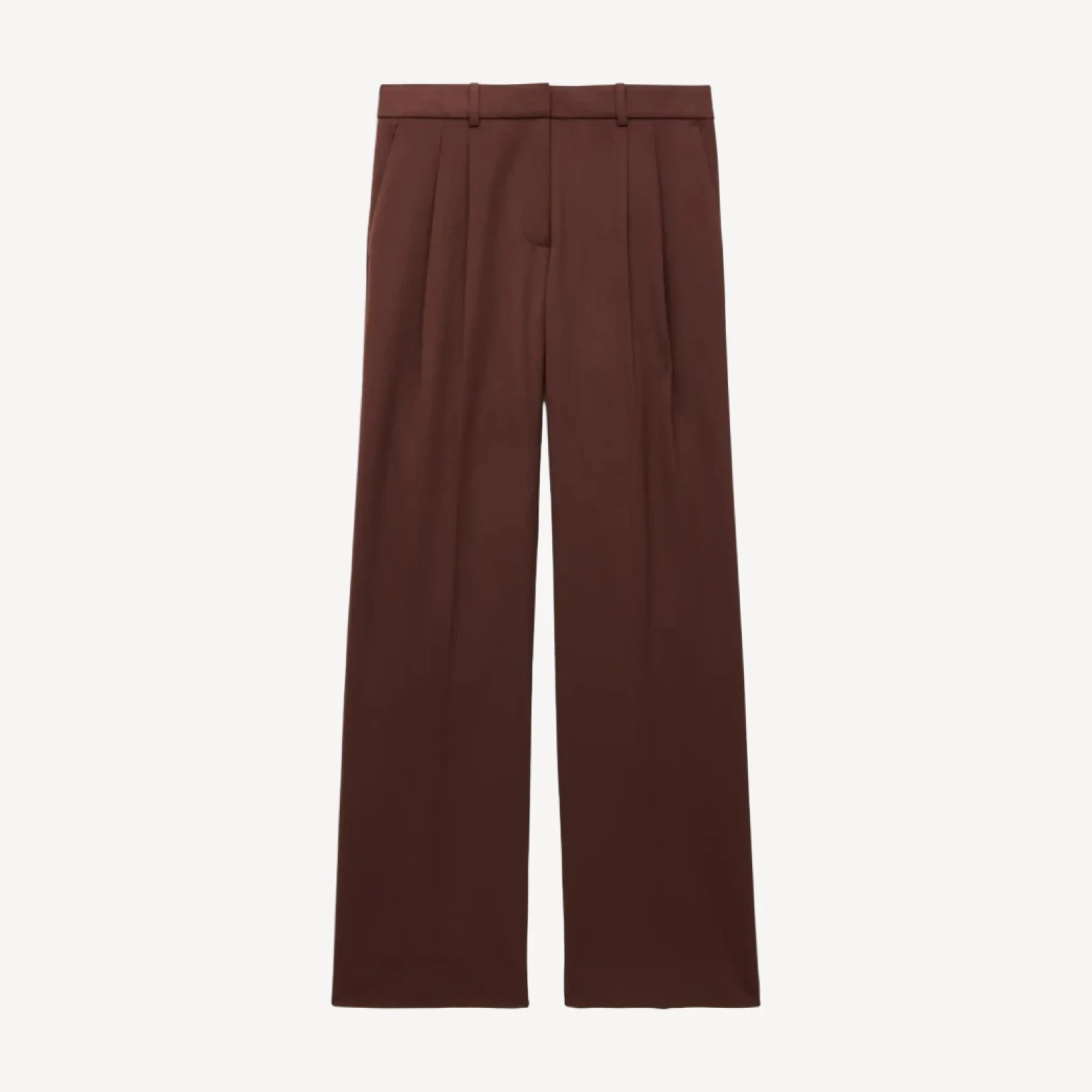 Essential trouser in lightspun wool blend