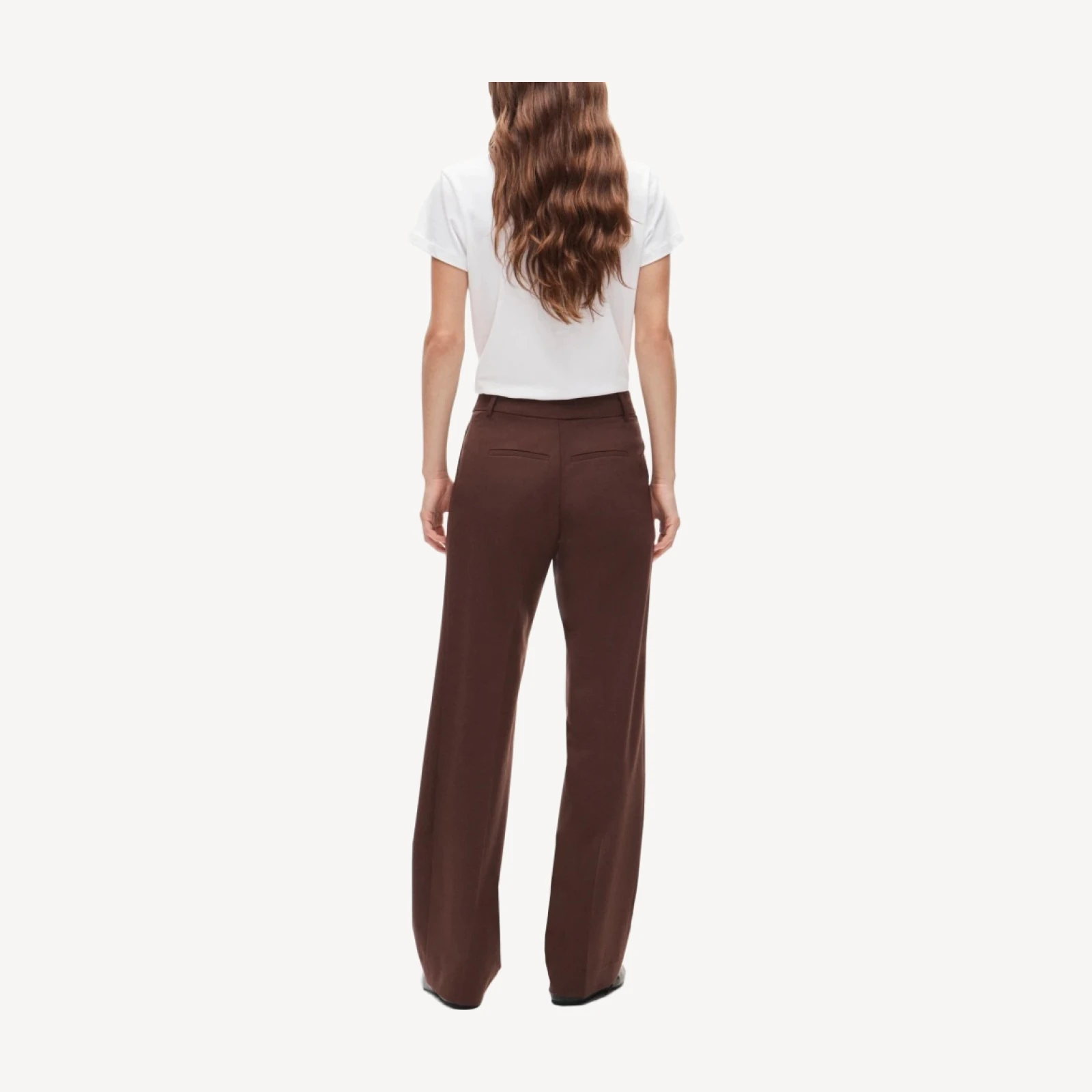Essential trouser in lightspun wool blend