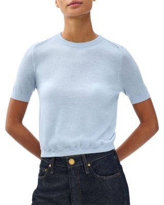 rag & bone Adeline Cashmere Lightweight Short Sleeve Sweater