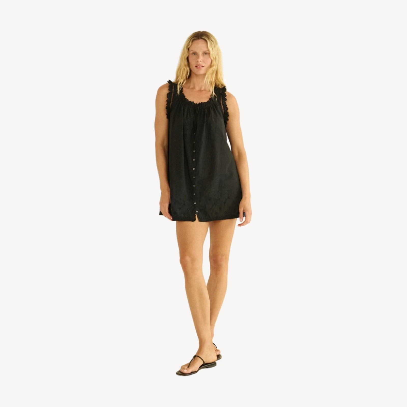 NESSIE DRESS -- BLACK