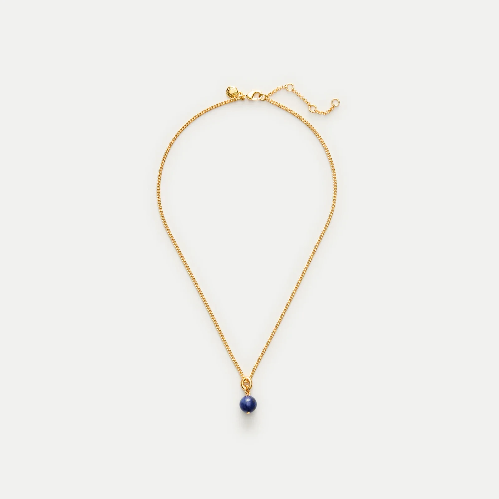 Semiprecious stone pendant necklace