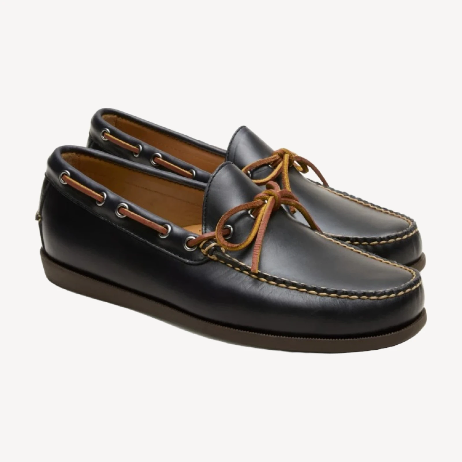 Lake shoes in smooth leather