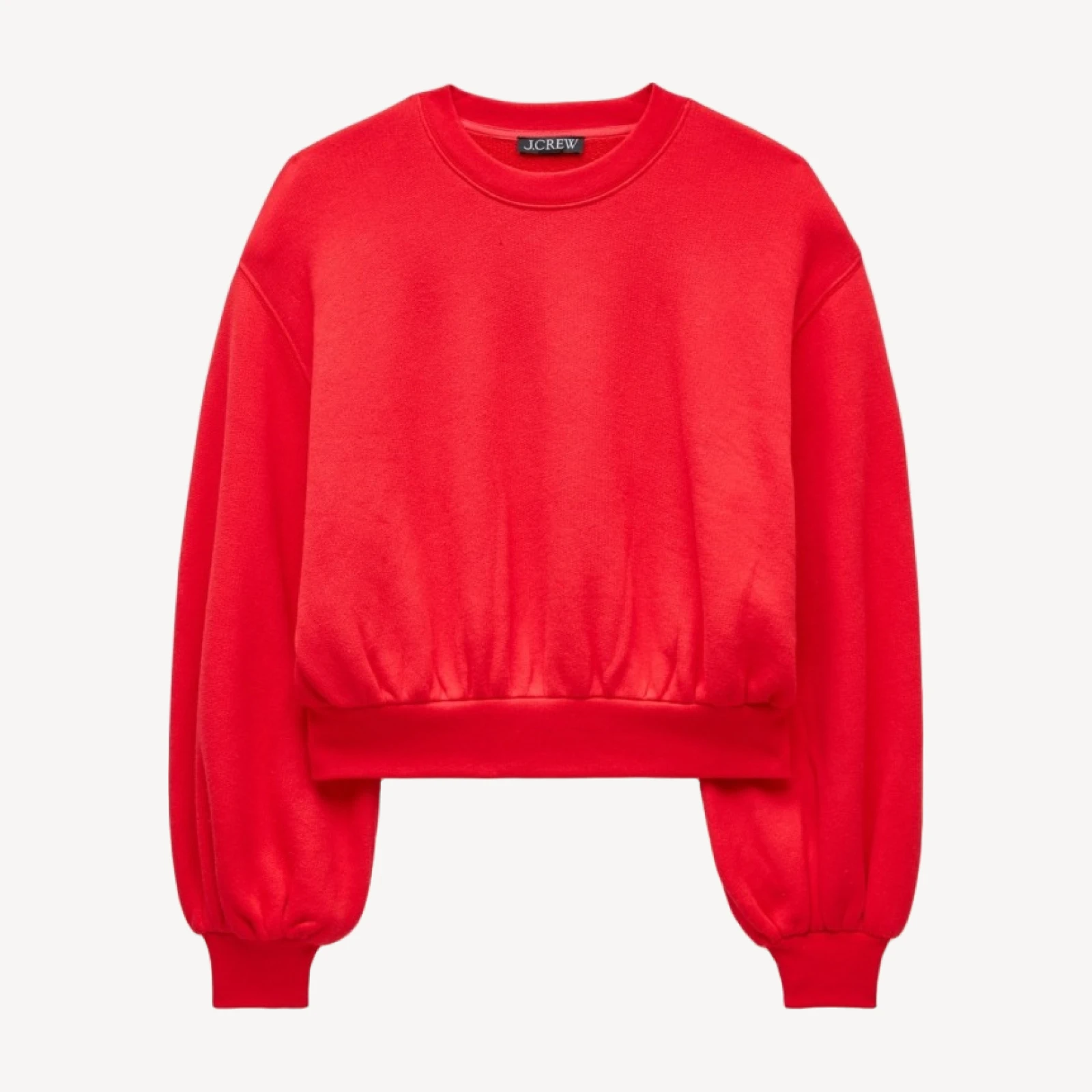 Heritage terry blouson-sleeve sweatshirt