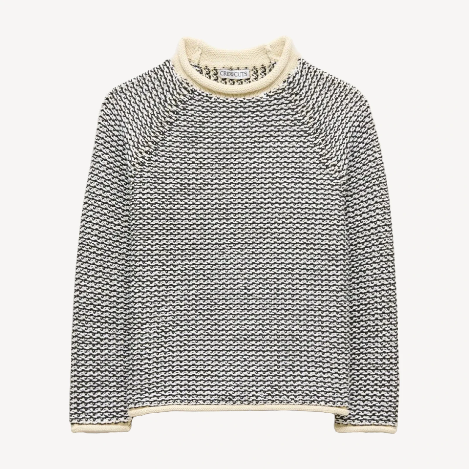 Kids' 1988 Rollneck™ sweater in tweed stitch