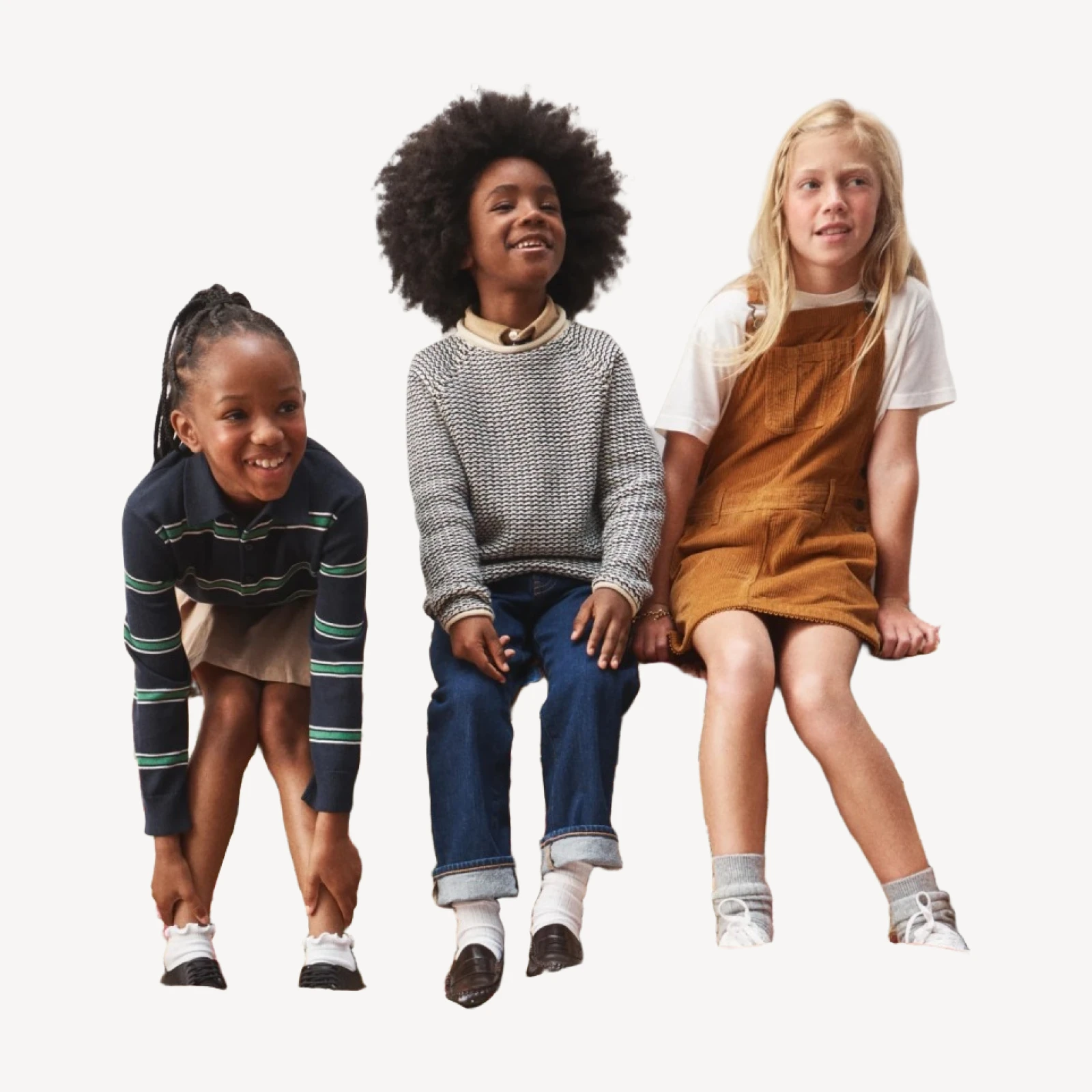 Kids' 1988 Rollneck™ sweater in tweed stitch