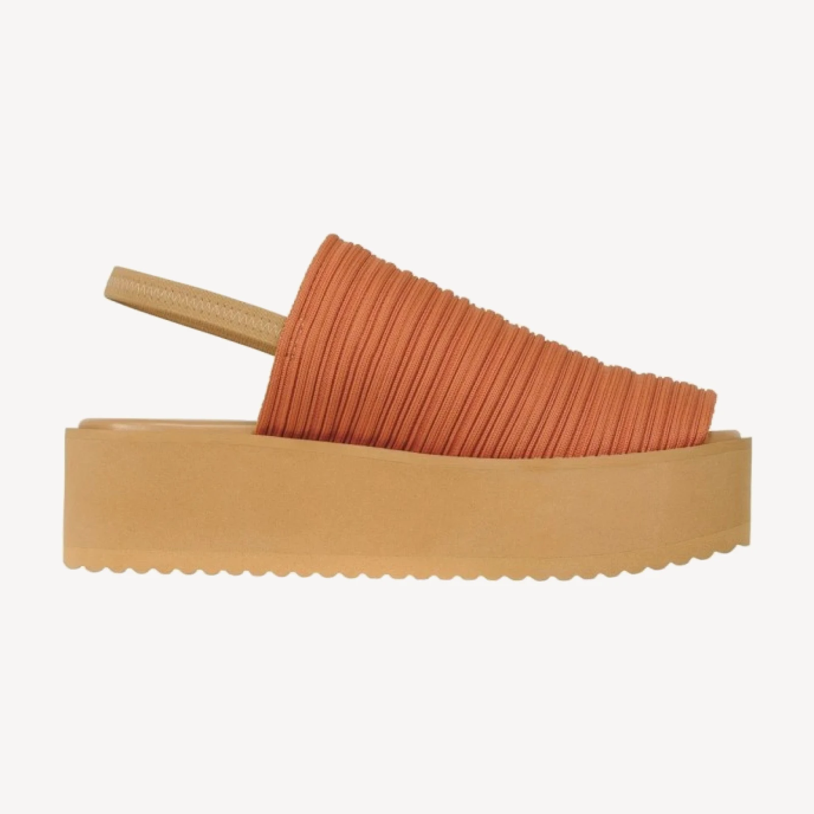PLEATS KNIT SANDALS