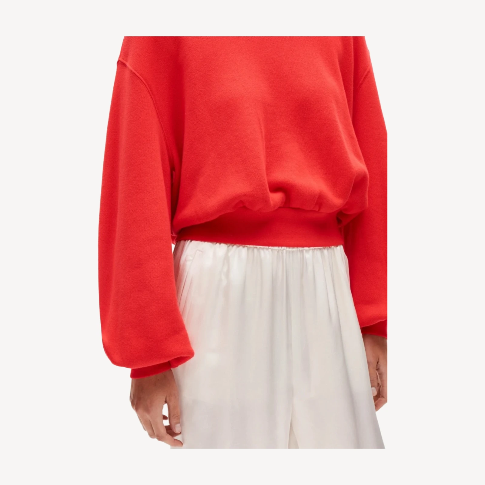 Heritage terry blouson-sleeve sweatshirt
