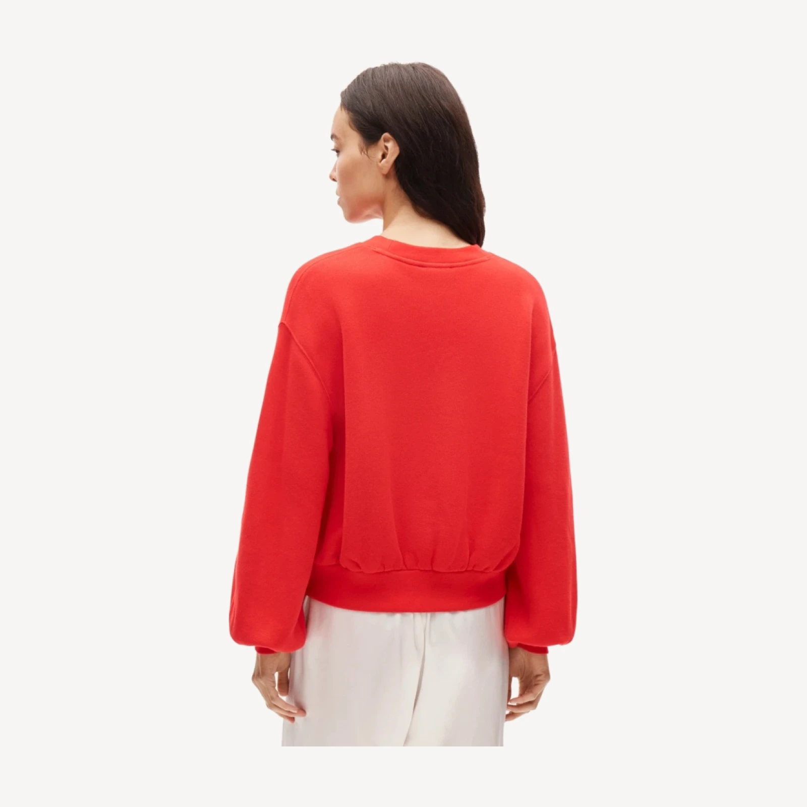 Heritage terry blouson-sleeve sweatshirt