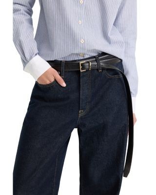 Good American Vintage Low Slung Baggy Jeans in Rinse