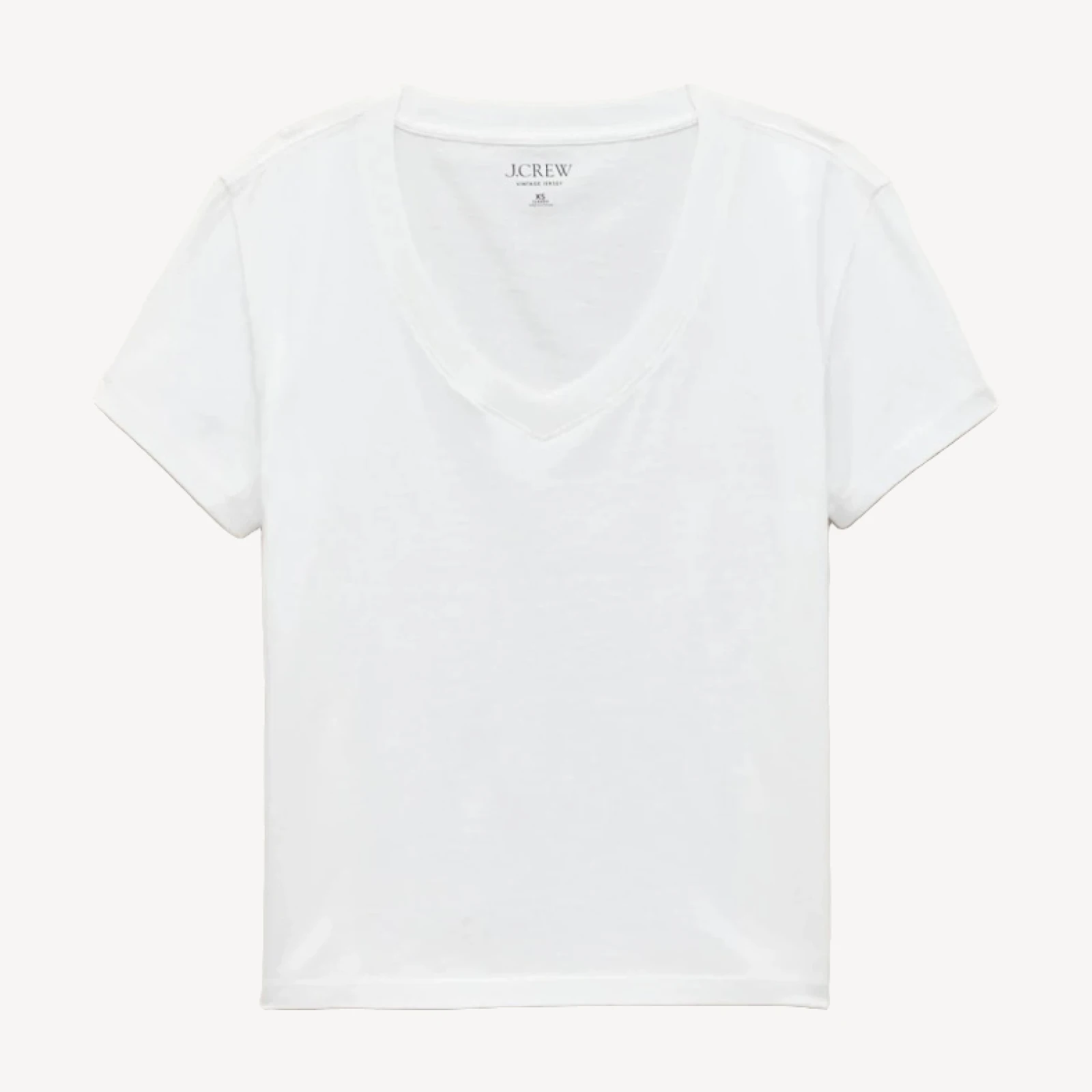 New vintage jersey relaxed V-neck T-shirt