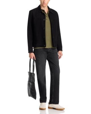 rag & bone Luxe Waffle Cotton Henley Shirt