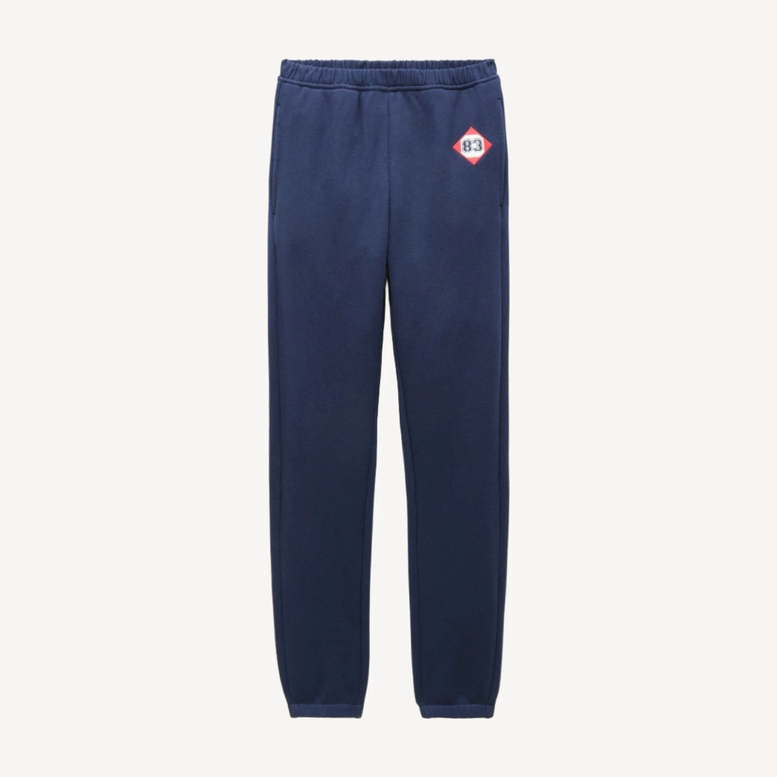 Heritage terry slim jogger pant with '83 patch