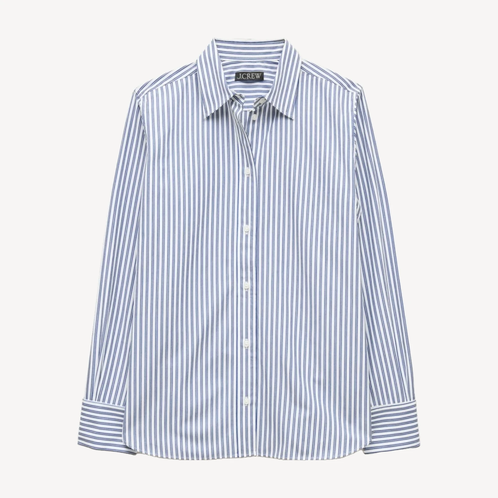Jules classic-fit button-up shirt in striped Greenwich poplin